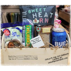 Just for Dad's Beer (or Pop) n' Snacks Gift Basket - Creston BC Delivery